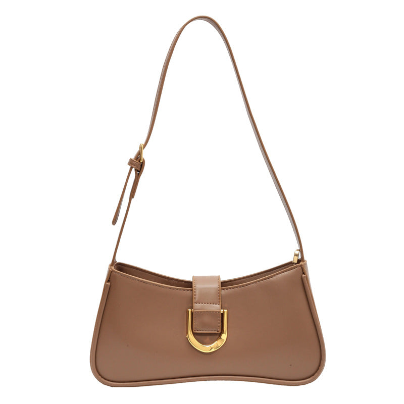 Small Bag Women's Bag Niche Design One Shoulder Underarm Bag Baguette Bag Ladies Backpack