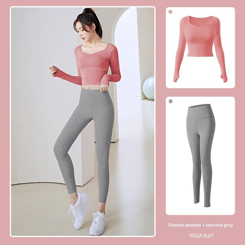 New Women's Running Training Nude Tight-fitting Fitness Exercise