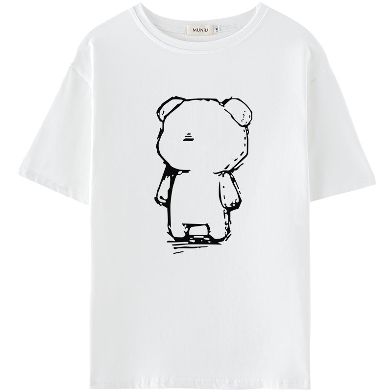 Women's Summer New Casual Cotton Printed T-shirt