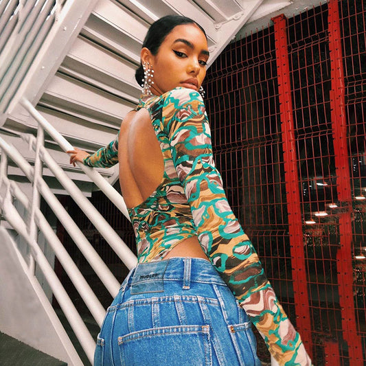 Long sleeve jumpsuit