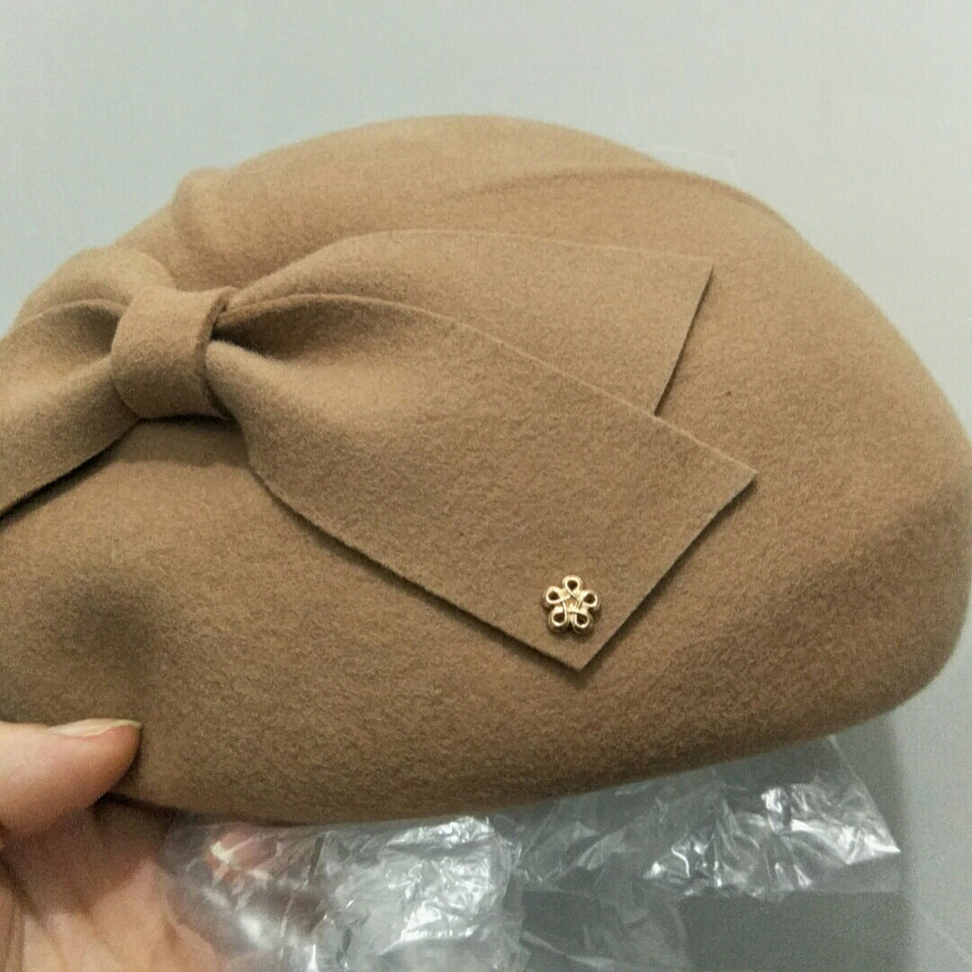 Woolen Beret British Retro Casual Woolen Hat