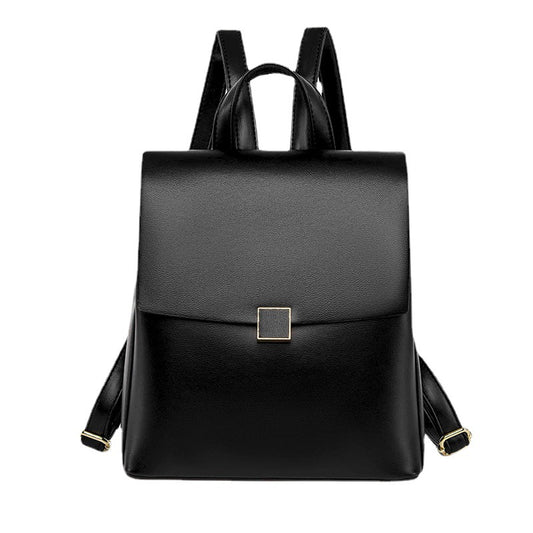 Soft Leather All-match Student Fashion Travel Bag