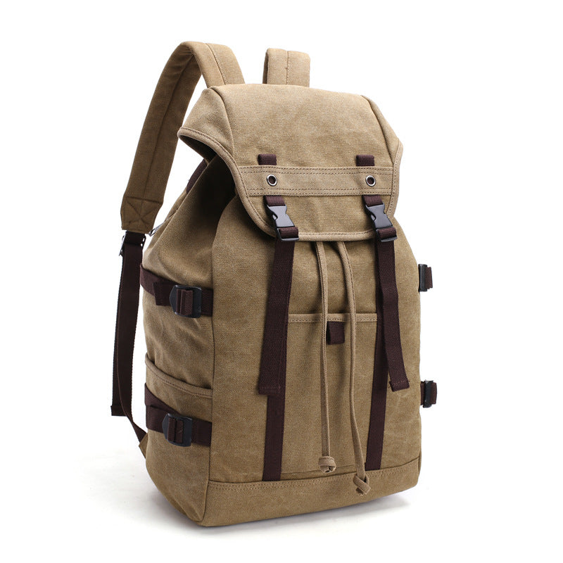 New Casual Street Versatile Canvas Backpack