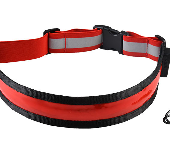Luminous and breathable waist protection exercise belt