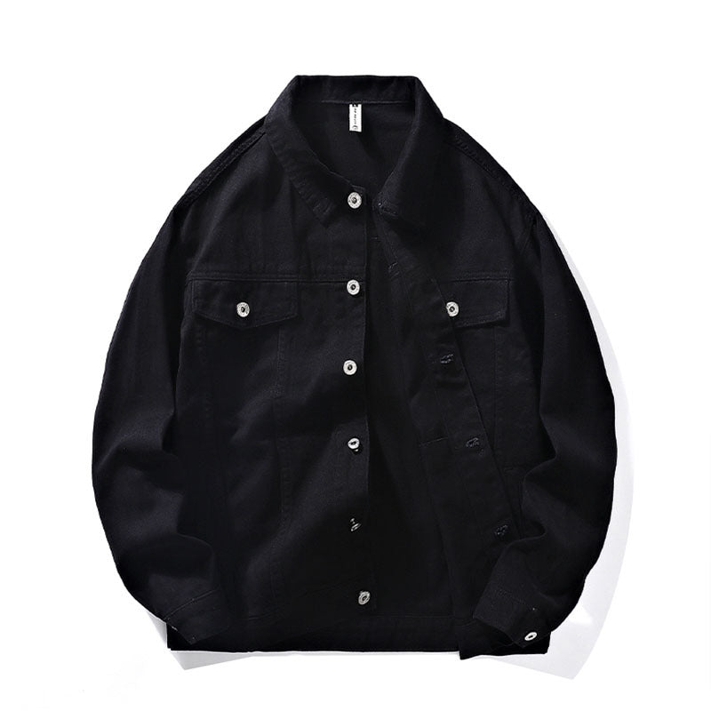 Men's Autumn Workwear Fashion Brand Polo Collar Jacket