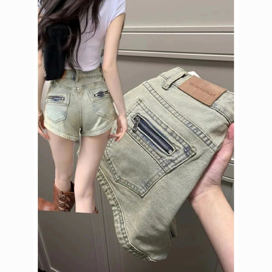 Stylish Minimalist Design Womens Cropped Jeans