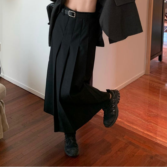 High Waist Pleated Women's Skirt Autumn New