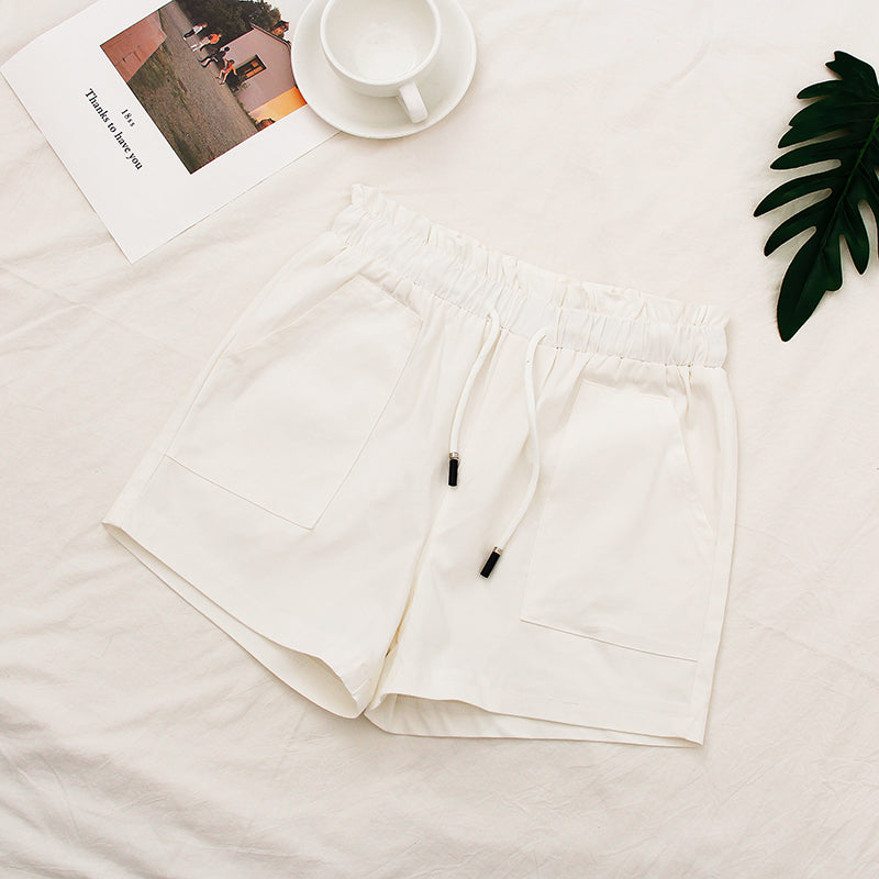 Women's loose high waist shorts