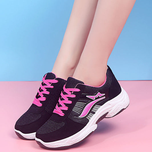 Thick Bottom Fashion Single Shoes Mom Shoes