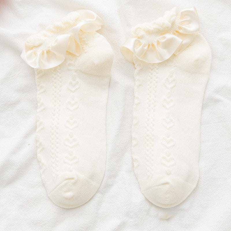 Sweet Bubble Boat Cotton Socks
