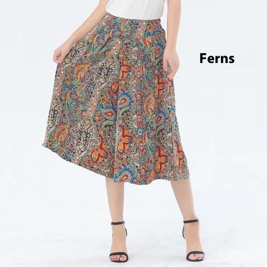 Summer New Chiffon Casual Cropped Loose Pants