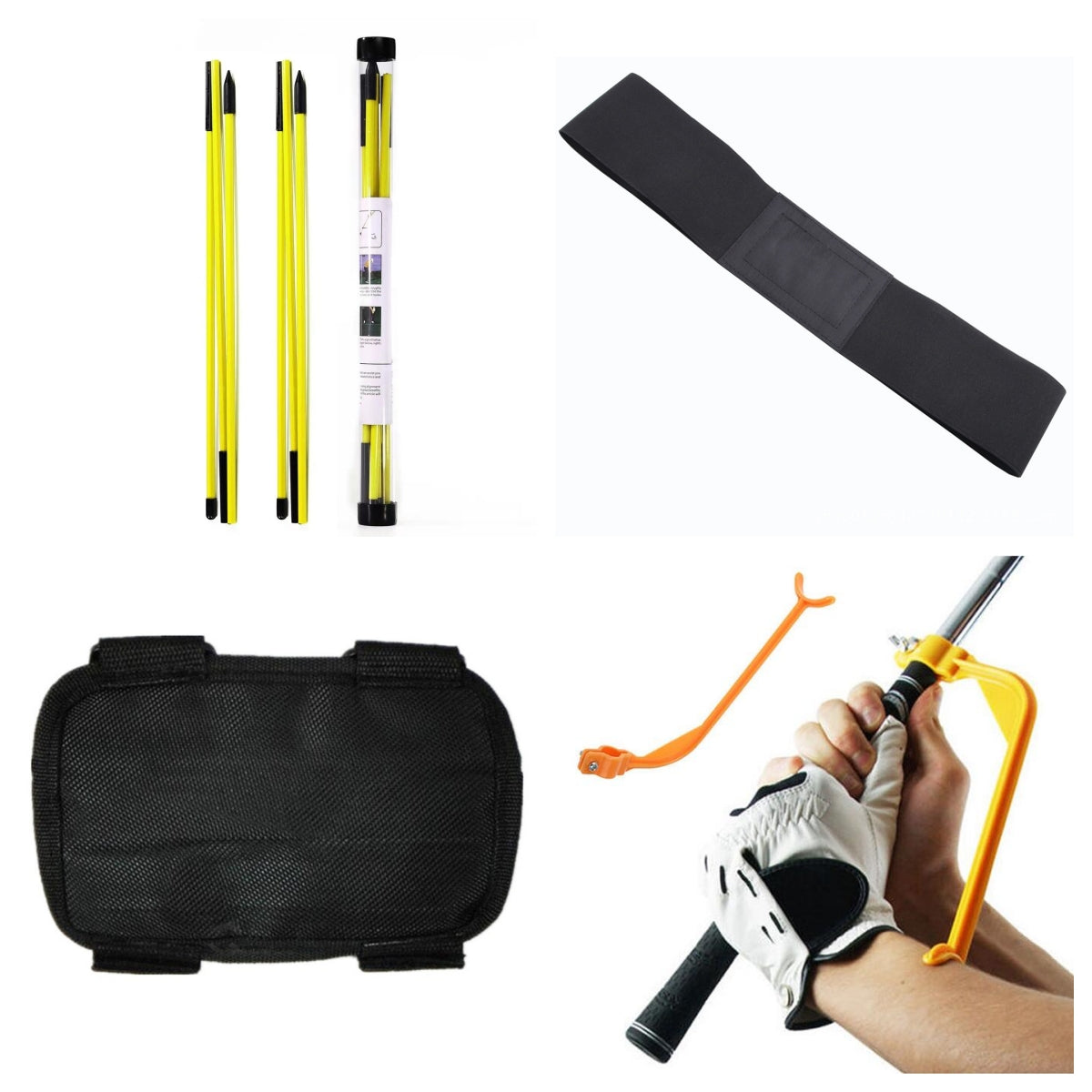 Factory Direct Sales Three-fold Directional Stick 2 Pack Golf Pointer Swing Practice Aid