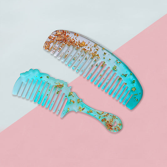 Women's Popular Comb Mold Crystal Glue