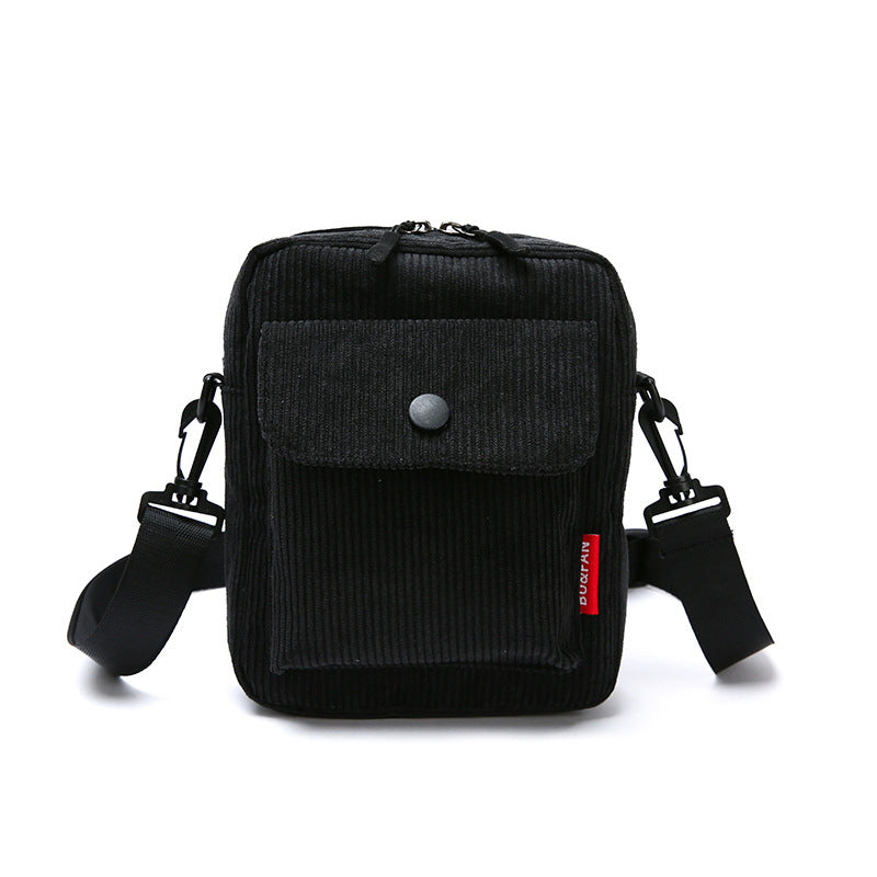 Mobile Phone Bag Corduroy Trend Messenger Small Backpack