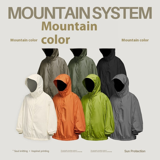 Lightweight Three-proof Technology Sun Protection Clothing Outdoor Exercise Hooded Coat