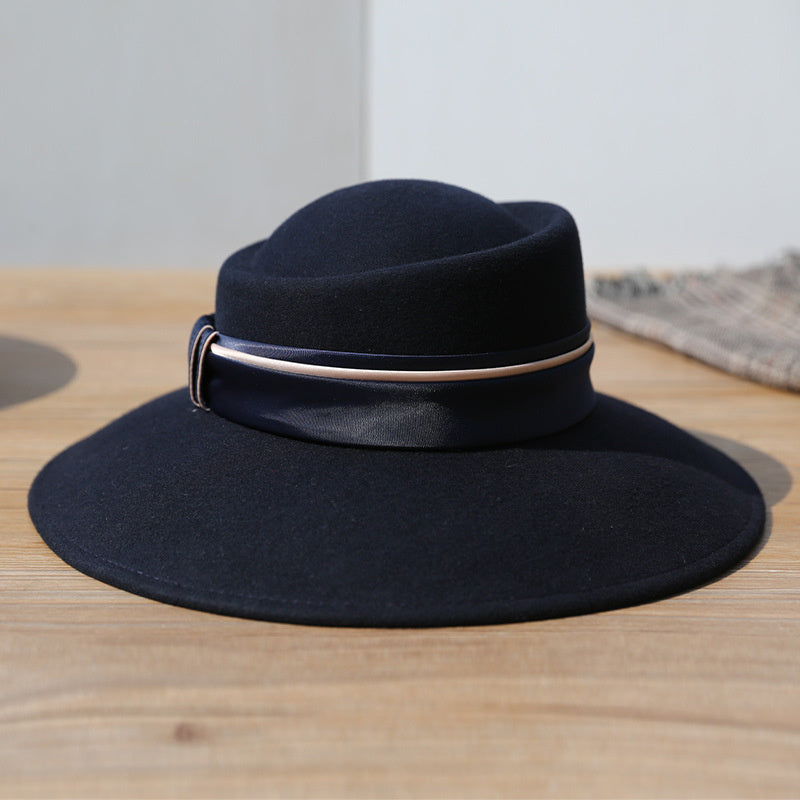 Women's Fashion Hepburn Style Autumn Warm Pot Hat