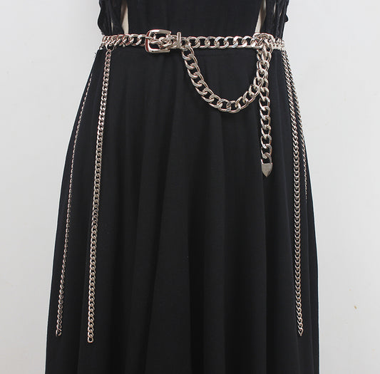 Super Flash Chain Tassel Waist Chain Belly Dance Fairy Accessories Jewelry Dance Matching