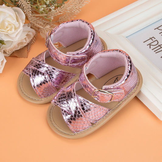 Summer Sandals Breathable Soft Rubber Sole Toddler Shoes