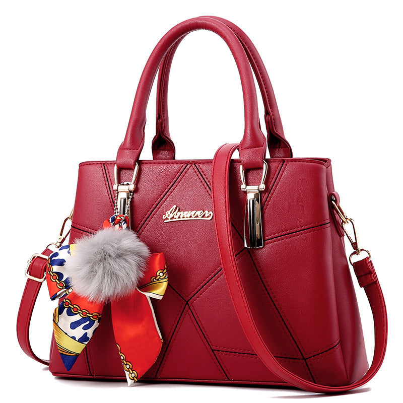 Ladies bag new women's bag simple fashion handbag trend single shoulder Messenger bag