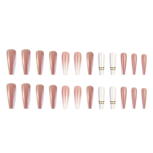 Women's Simple French Gradient Nail Sticker
