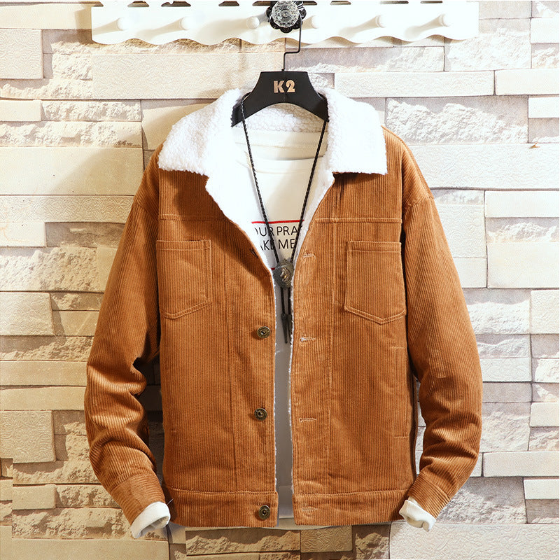 Exquisite Corduroy Cotton Padded Jacket Fashion Clothes