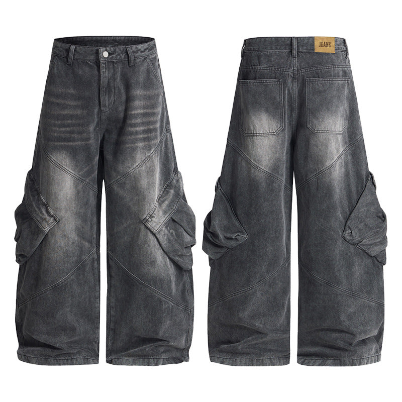 Women's American-style High-street Workwear Denim Jeans