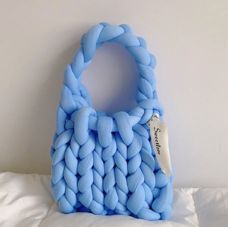 Woven Bag Diy Material Homemade Iceland Wool Hand Carry Messenger