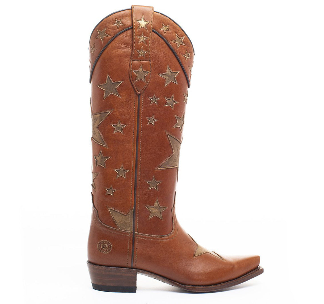 European And American Pointed Toe High Tube All-match Knight Boots