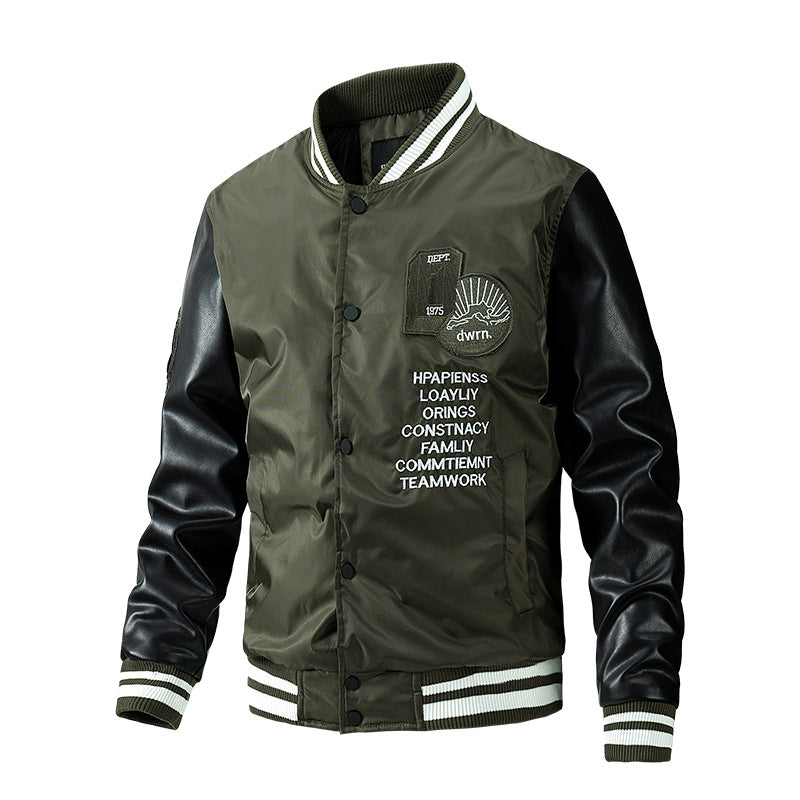 Color Matching Fashion Men's Baseball Uniform