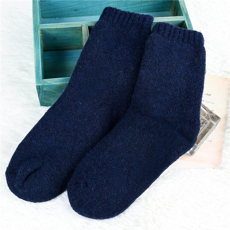 Woolen Fleeced Thickened Socks For Winter