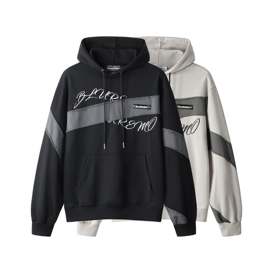 Hooded Burr Loose Long Sleeve Sweatershirt