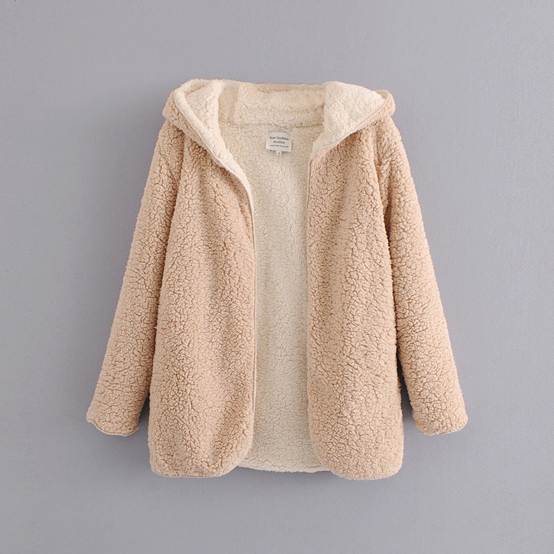 Fashion Terry Double-sided Lazy Coat Women's