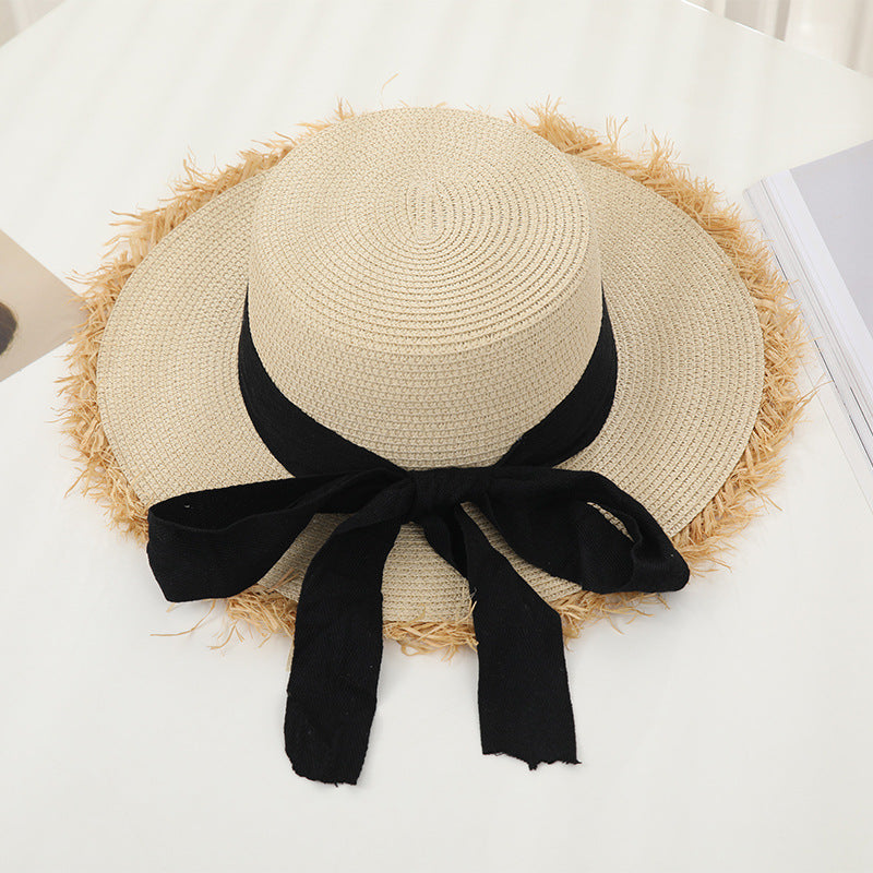 Summer Ladies Sunscreen Braided Straw Hat