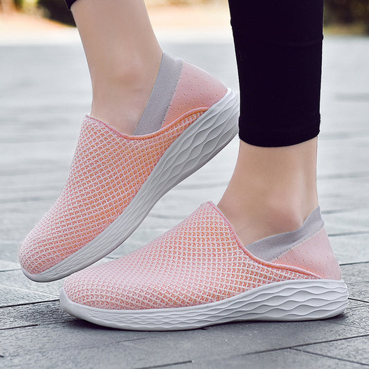 Women's Fashion Casual Flyknit Mesh Sneakers