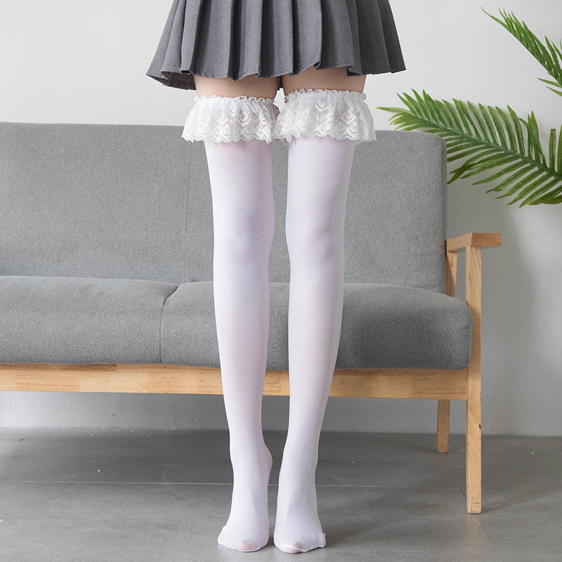 Women's Lolita Velvet Over The Knee Stockings