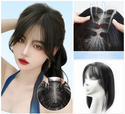 Women's Fashion Simple Net Eight Bangs Wig