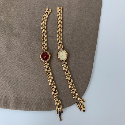 Retro Exquisite Luxury Oval Small Dial Fashion Trend