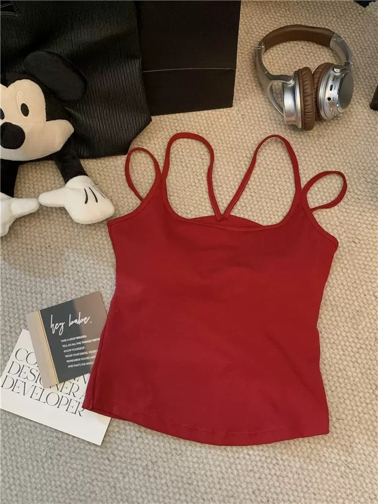 Women's Double-shoulder Strap Sling Top