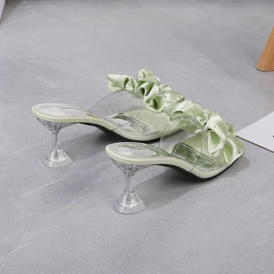 Fashion Stiletto All-match Sandals And Slippers