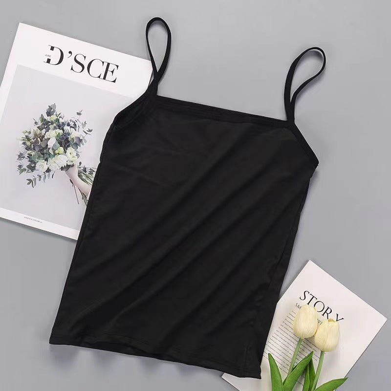 Women's Solid Color Small Sling Vest