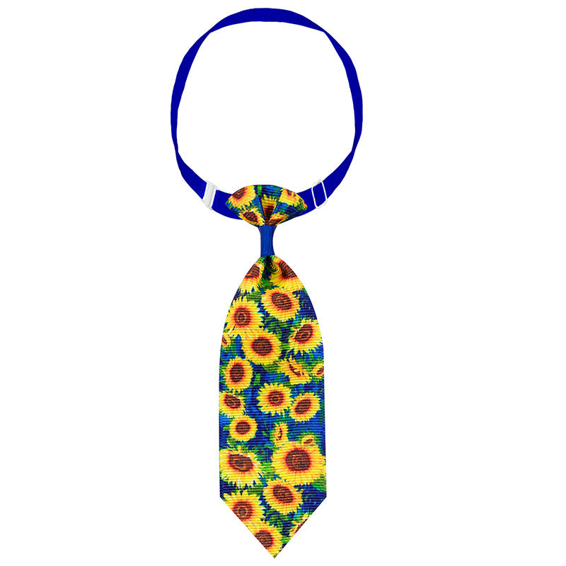 Sunflower Pet Tie Summer Collar Decoration