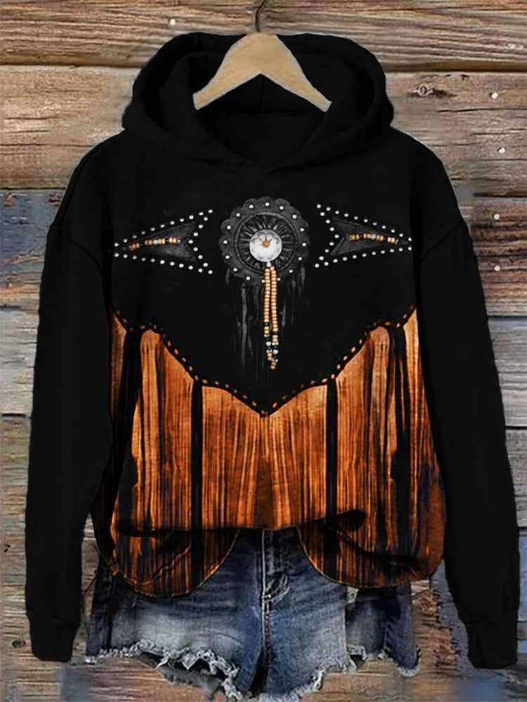 Comfortable And Versatile Fashion Printed Hoodie