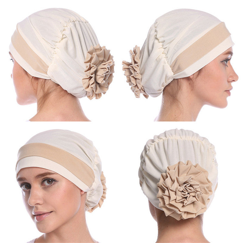 Fashion Double Color Board Bead Caps