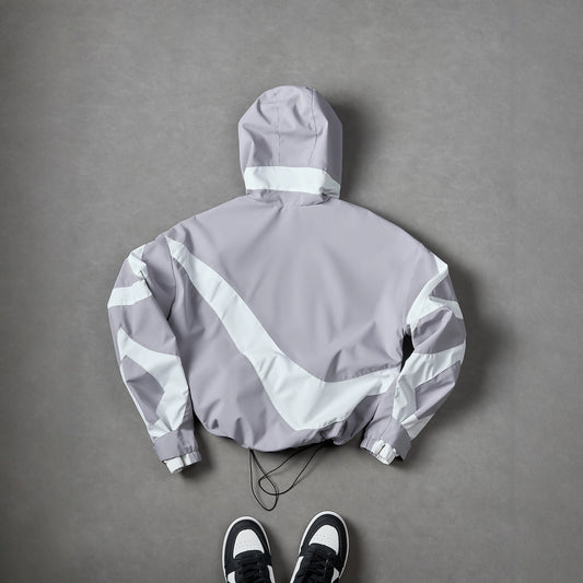 Mens Jacket With A Patchwork Design