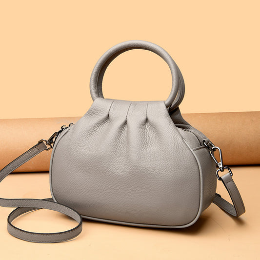 Sophisticated Elephant-gray Womens Bag Versatile Crossbody Style