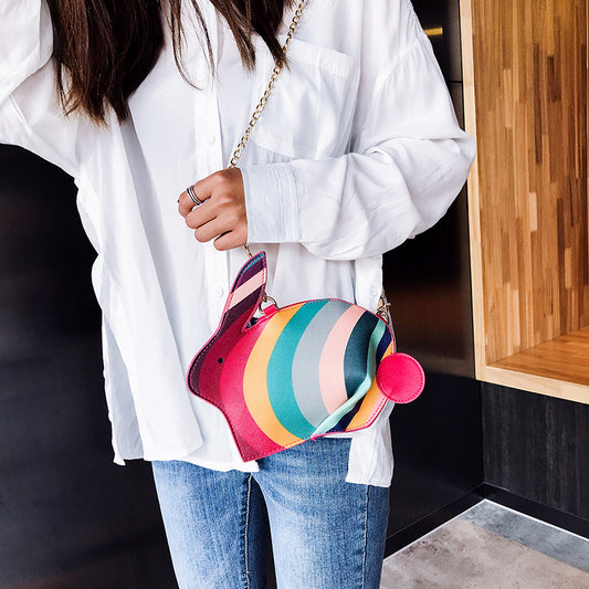 Cute girl heart small bag