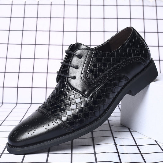 Herre trendy business casual lædersko