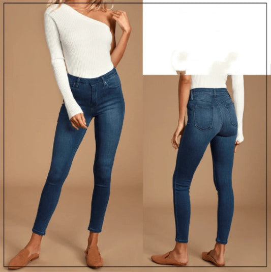 Printed hip elastic high waist leggings