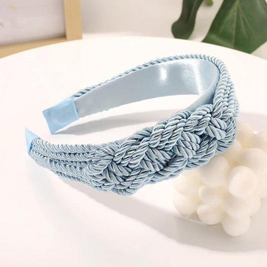 Hand-woven Retro Headband With Wide Sides To Wash Your Face
