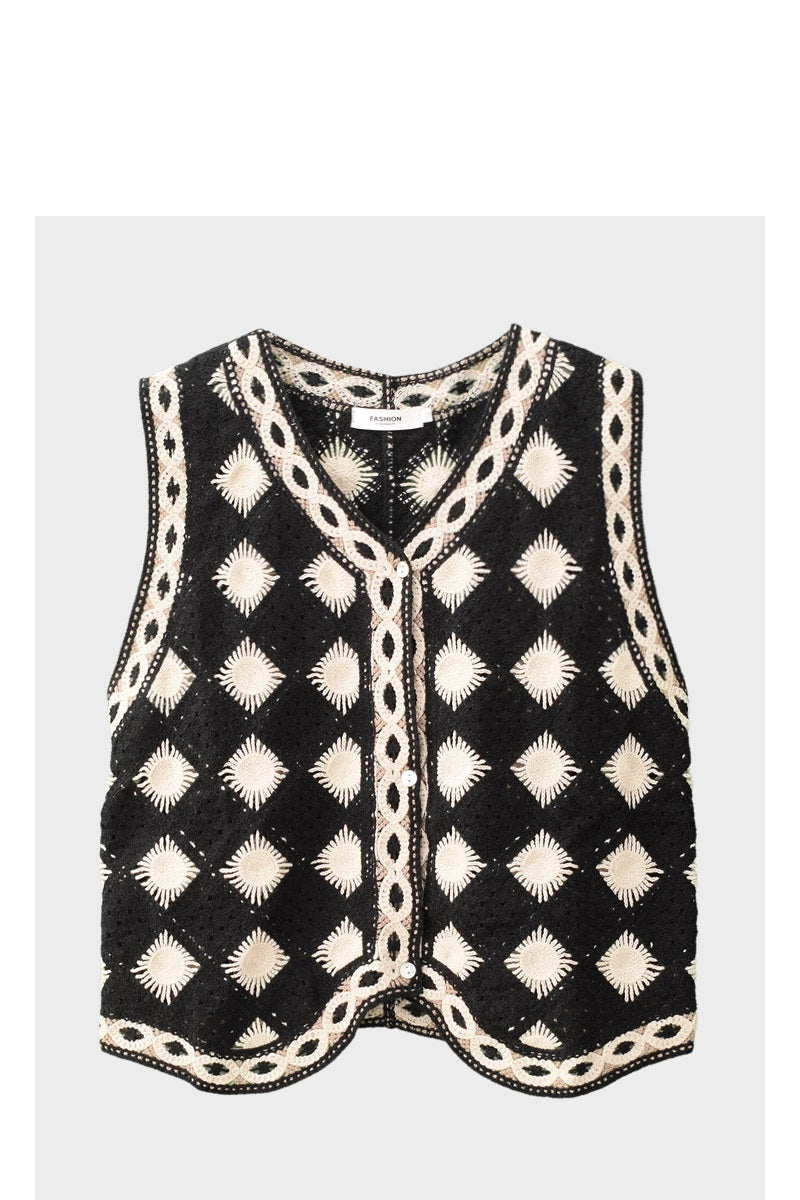 Spring And Autumn Thin Outer Lingge Vest Top